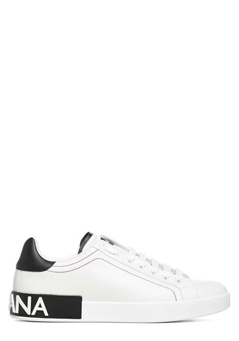 white calf leather Portofino sneakers  DOLCE & GABBANA | CS1760-AH52689697